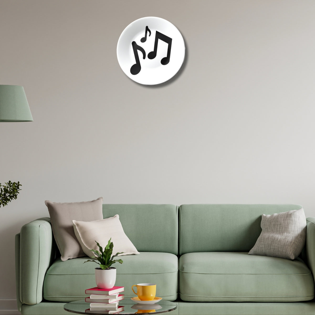 Music Note Home and Studio Decorative Wall Plate