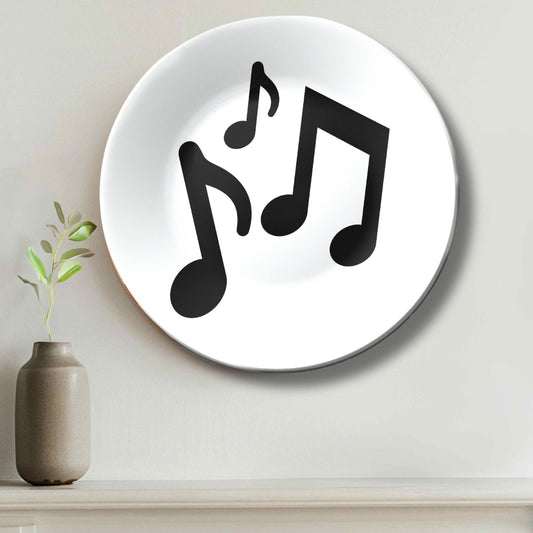 Music Note Home and Studio Decorative Wall Plate