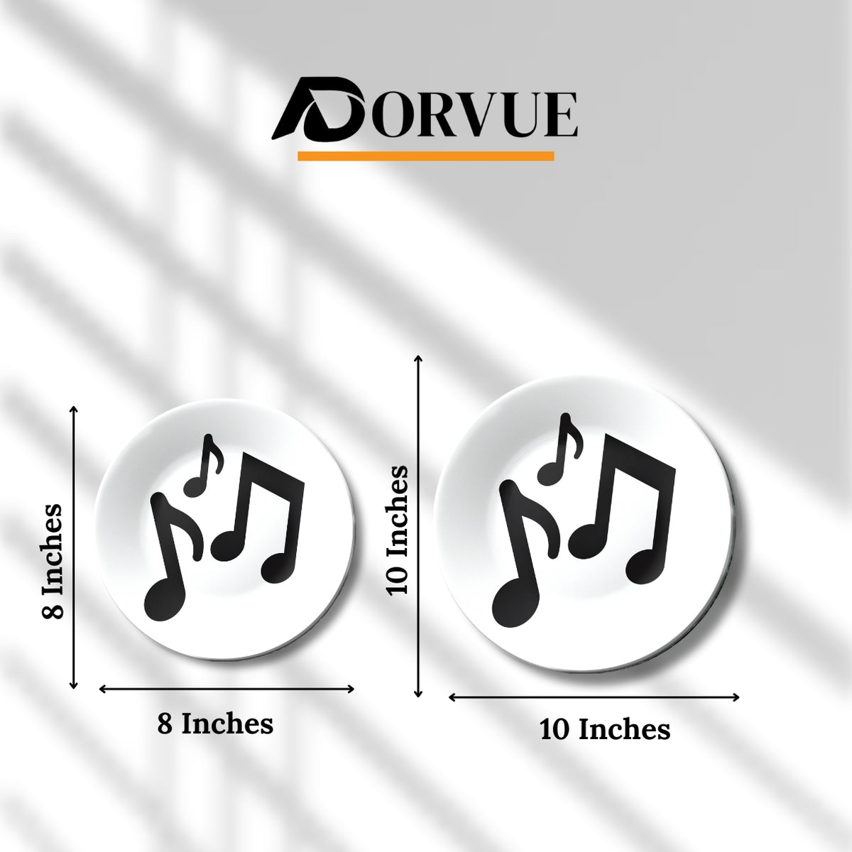 Music Note Home and Studio Decorative Wall Plate
