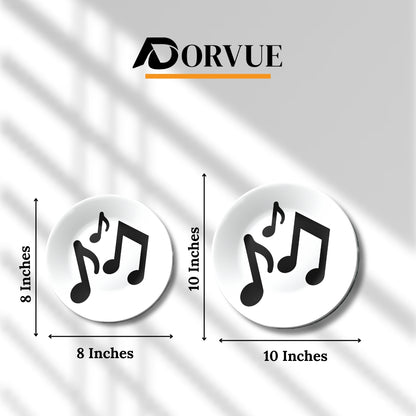Music Note Home and Studio Decorative Wall Plate