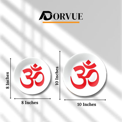 OM Wall Hanging Art Decorative Wall Plate