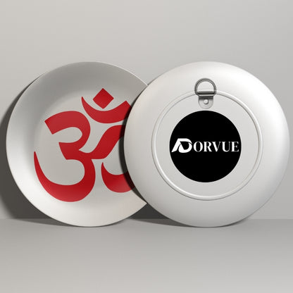 OM Wall Hanging Art Decorative Wall Plate