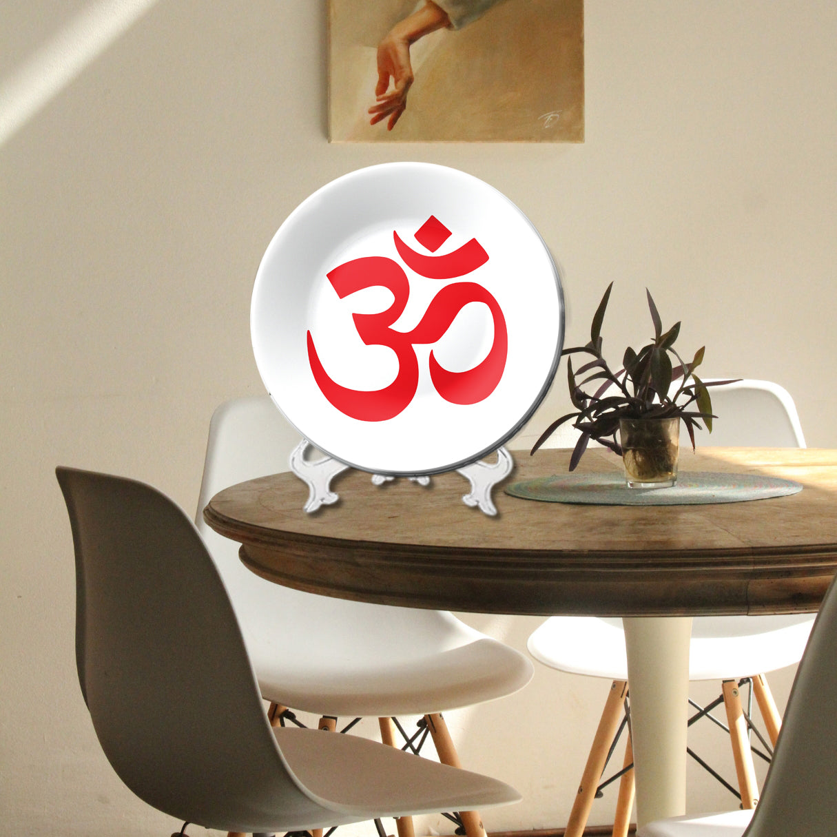OM Wall Hanging Art Decorative Wall Plate