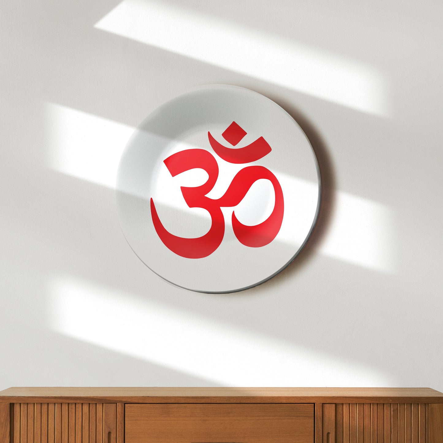 OM Wall Hanging Art Decorative Wall Plate