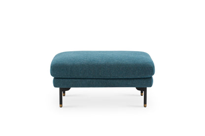 Pebble Ottoman in Ocean Blue