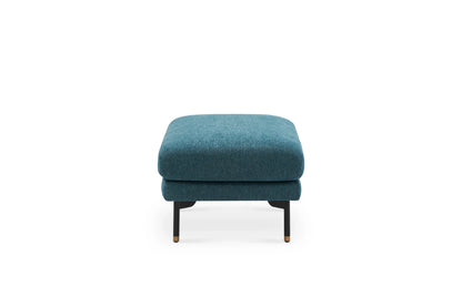 Pebble Ottoman in Ocean Blue