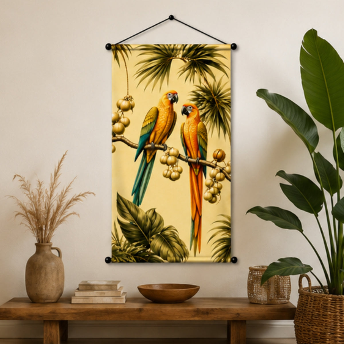 Parrot Wall Hanging Tapestry for Living Room & Bedroom