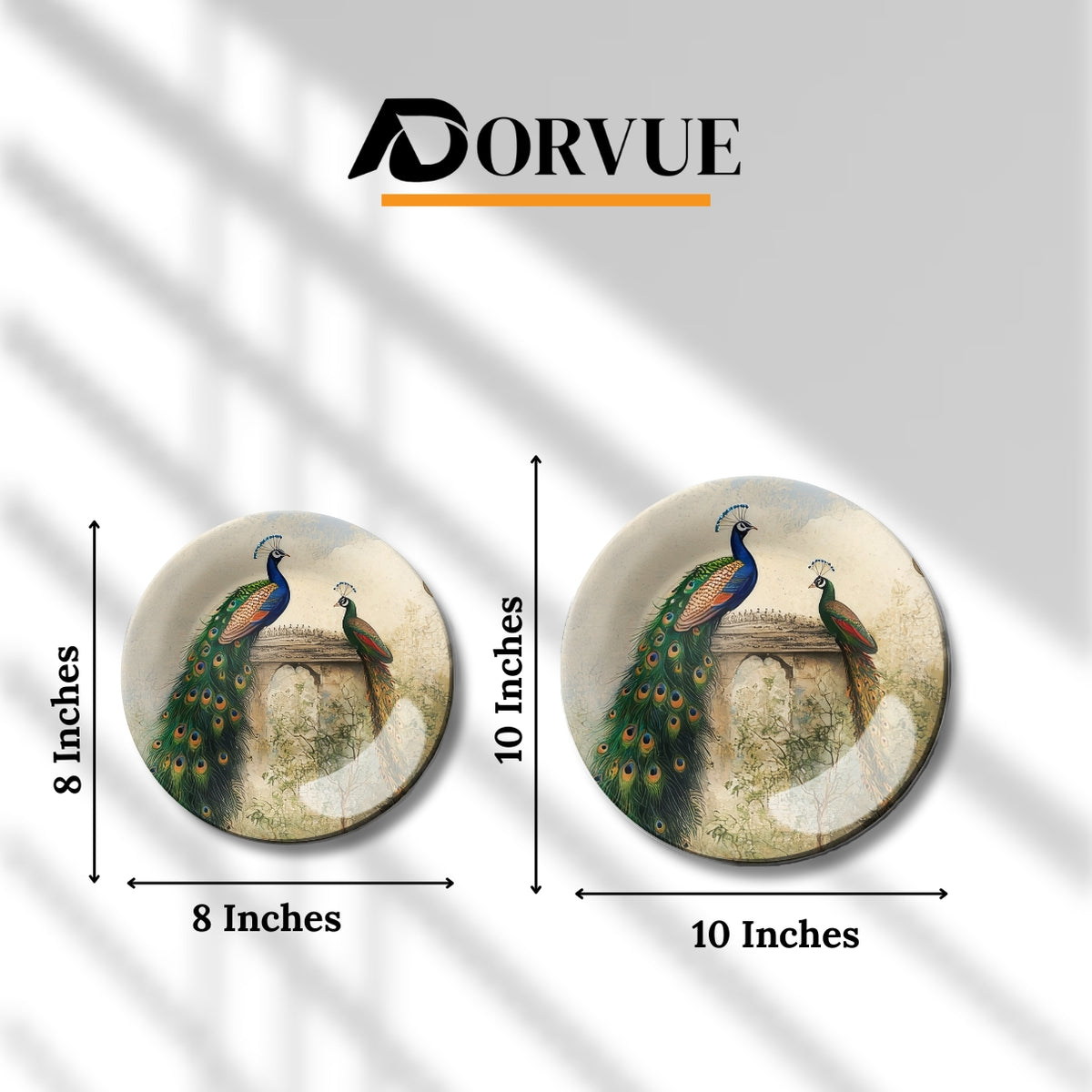 Peacock Wall Painting Decorative Wall Plate