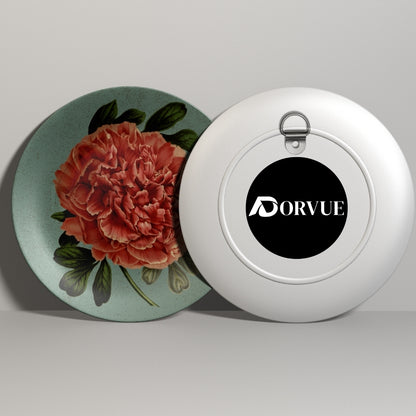 Peony Botanical Decorative Wall Plate