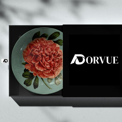 Peony Botanical Decorative Wall Plate