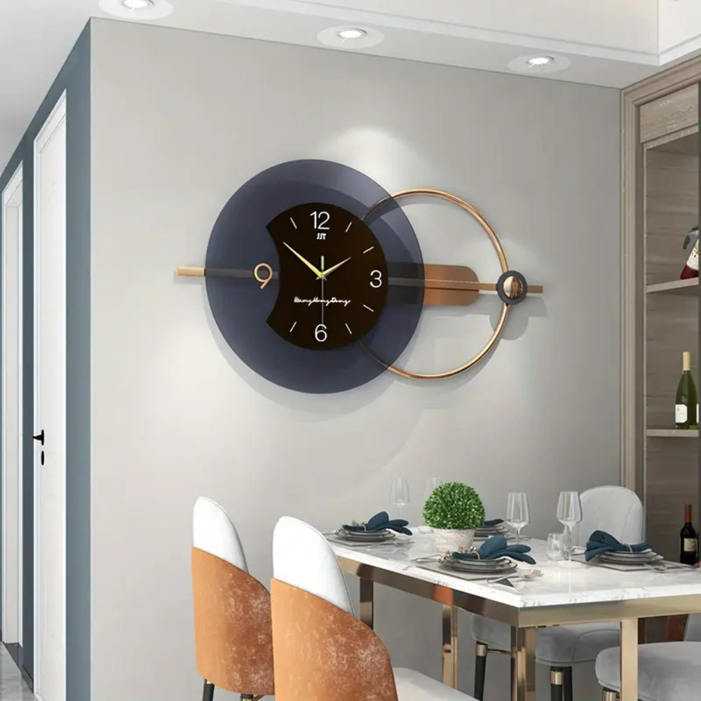 Acrylic and Metal Designer Wall Clock