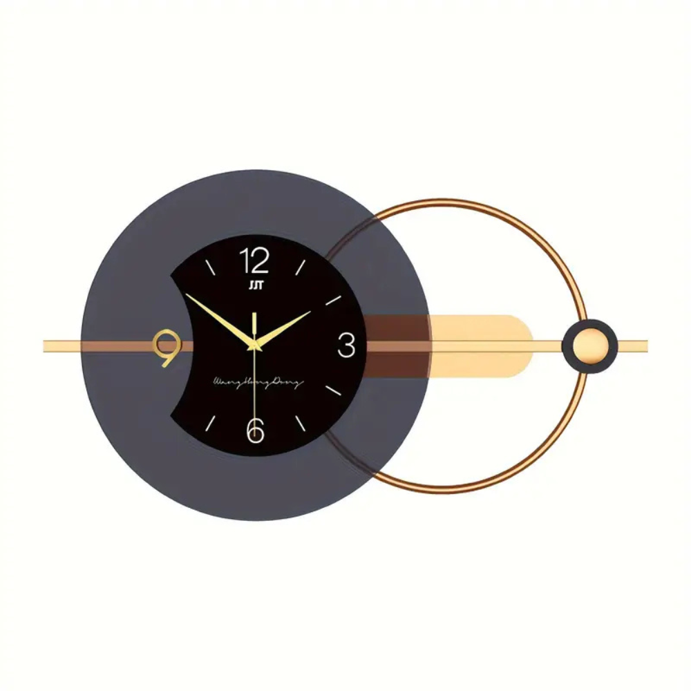 Acrylic and Metal Designer Wall Clock