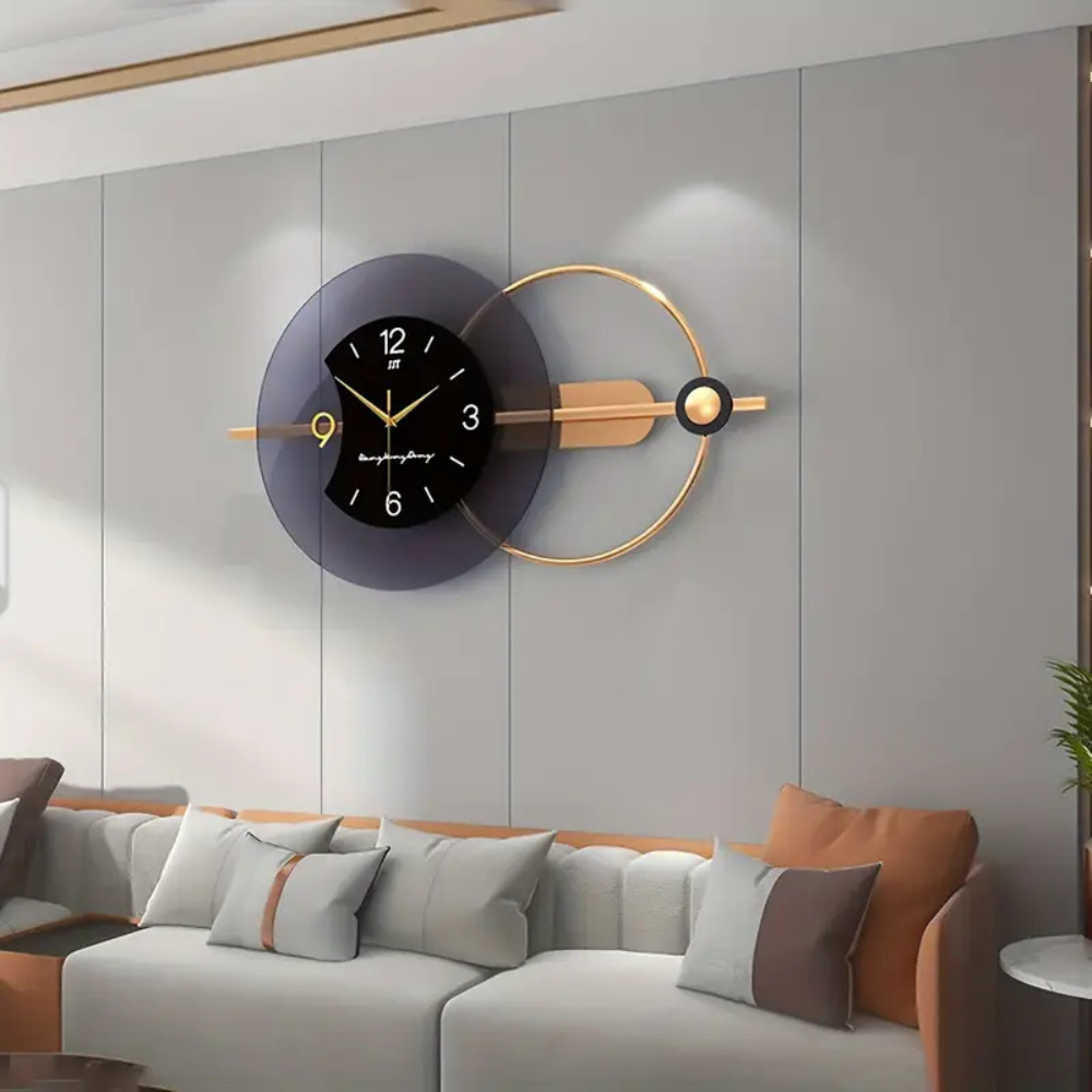 Acrylic and Metal Designer Wall Clock