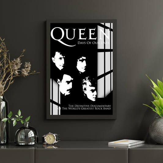 Queen: Days of Our Lives Metal Print With or Without Frame Wall Art