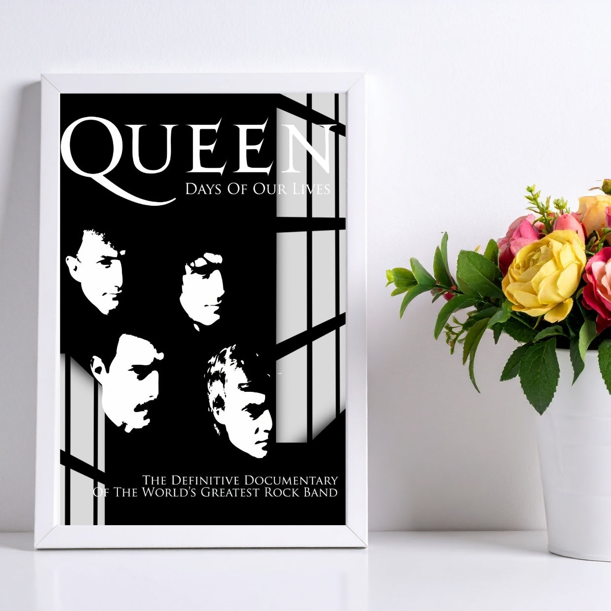 Queen: Days of Our Lives Metal Print With or Without Frame Wall Art