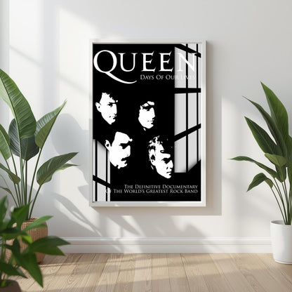 Queen: Days of Our Lives Metal Print With or Without Frame Wall Art
