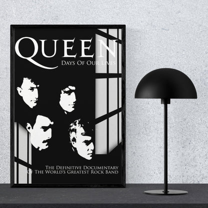 Queen: Days of Our Lives Metal Print With or Without Frame Wall Art