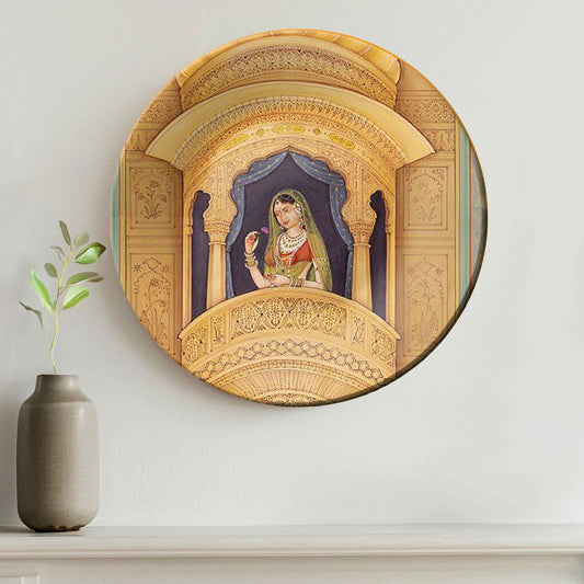 Queen in Her Wind Palace Decorative Wall Plate