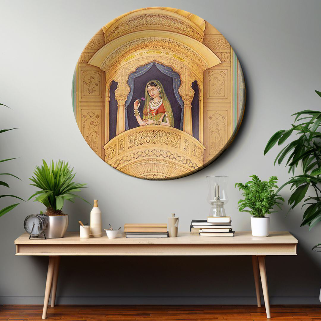 Queen in Her Wind Palace Decorative Wall Plate