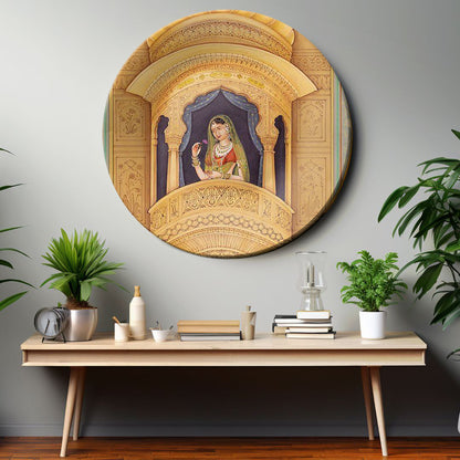 Queen in Her Wind Palace Decorative Wall Plate