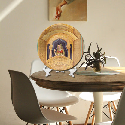 Queen in Her Wind Palace Decorative Wall Plate