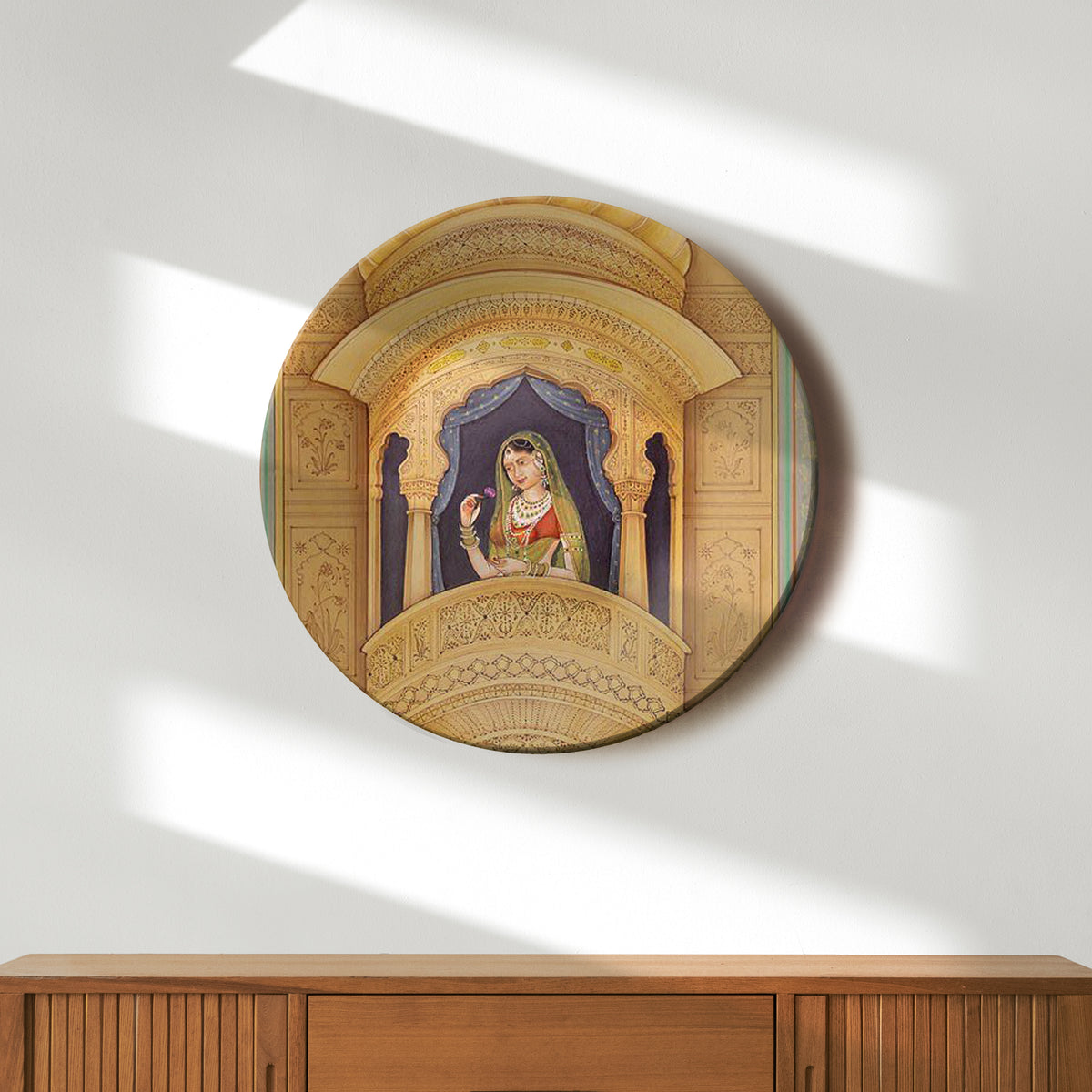 Queen in Her Wind Palace Decorative Wall Plate