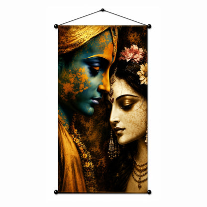 Radha Krishna Wall Hanging Tapestry
