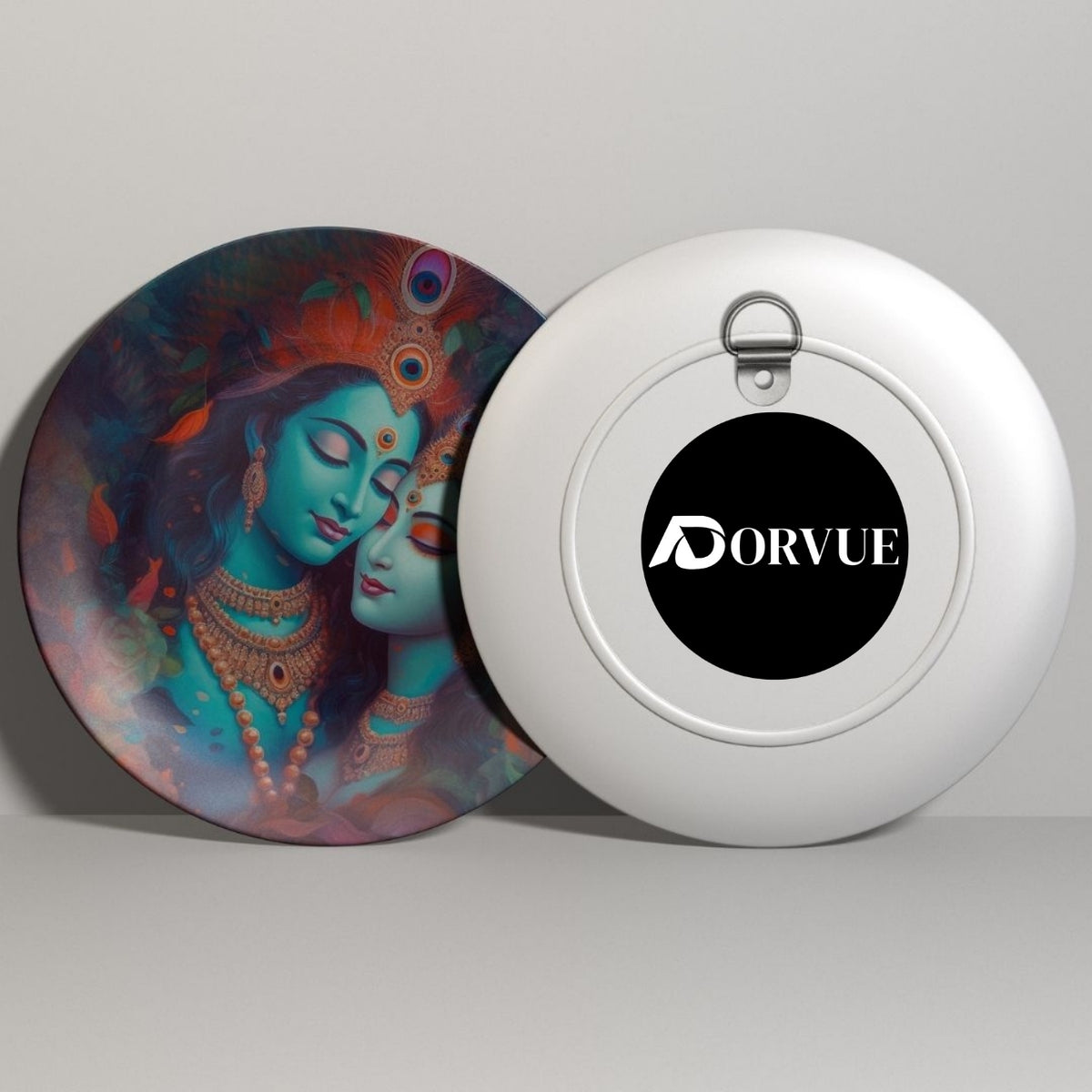 Radha Krishna in Love Decorative Wall Plate