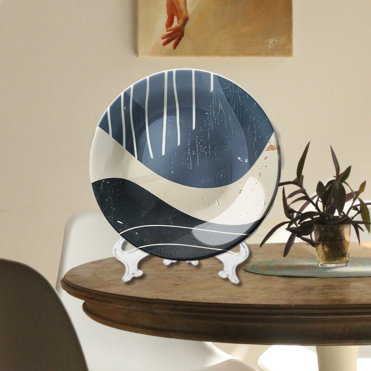 Set of 3 Abstract Rhythm Home Décor Wall Plates