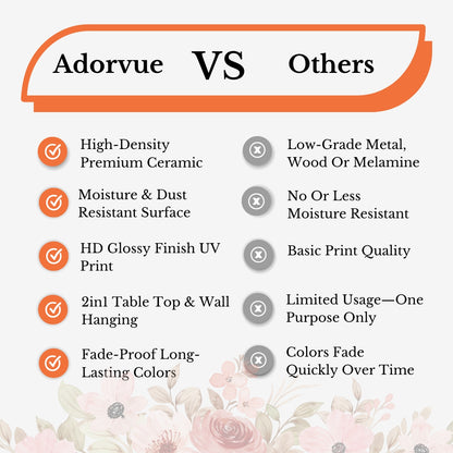 Set of 3 Golden Sunset Twilight Oasis Decorative Wall Plates