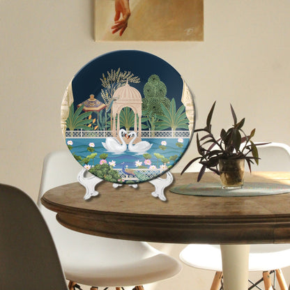 Set of 3 Royal Garden Decorative Wall Plates For Home Décor