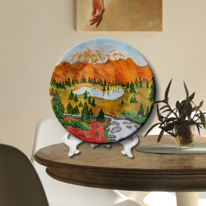 Set of 3 Wilderness Valley Adventures Decorative Wall Plates