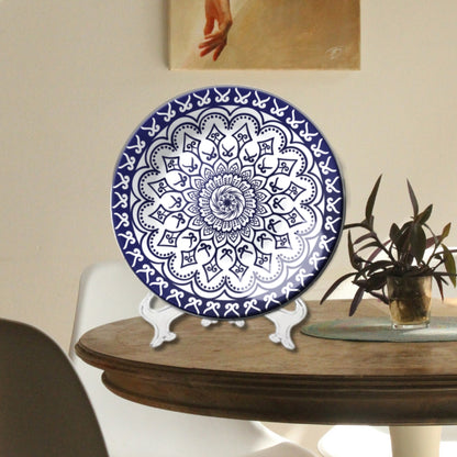 Set of 5 Blue & White Royal Decorative Wall Plates