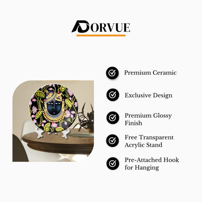 Shrinathji Wall Décor Decorative Wall Plate