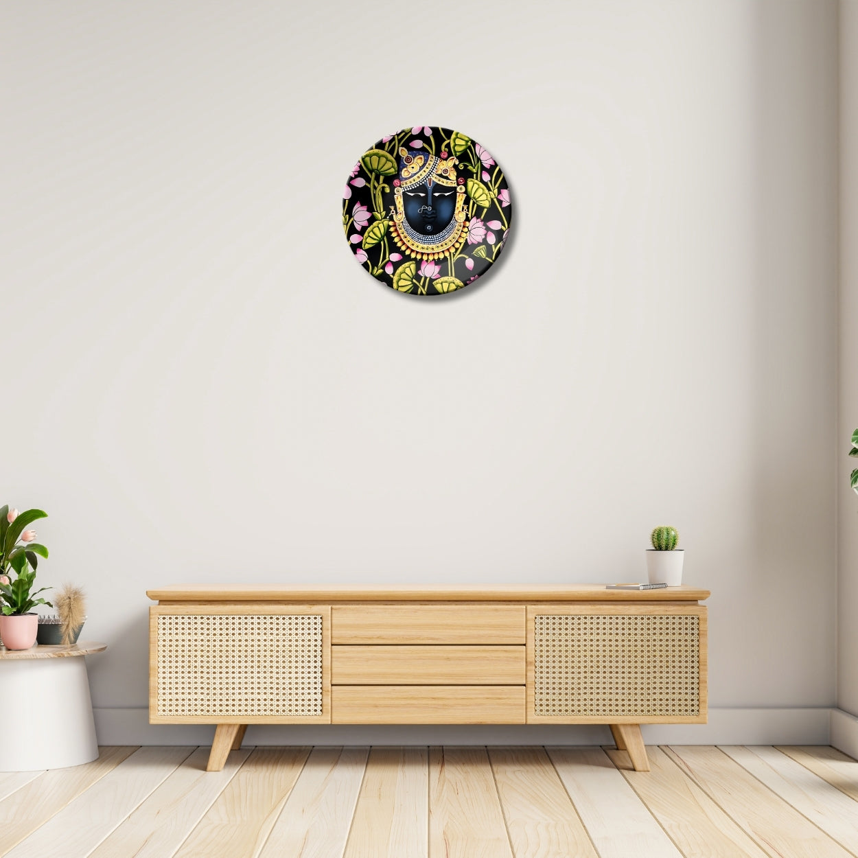 Shrinathji Wall Décor Decorative Wall Plate