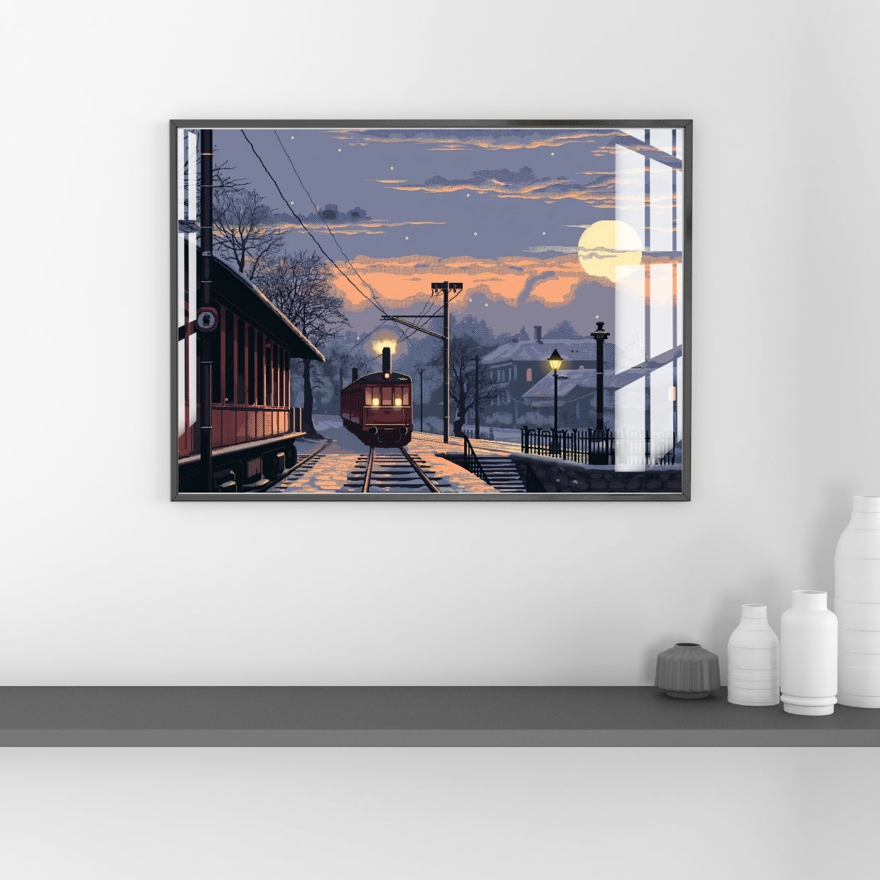 Twilight Departure Metal Print With or Without Frame Wall Art