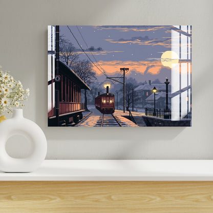 Twilight Departure Metal Print With or Without Frame Wall Art