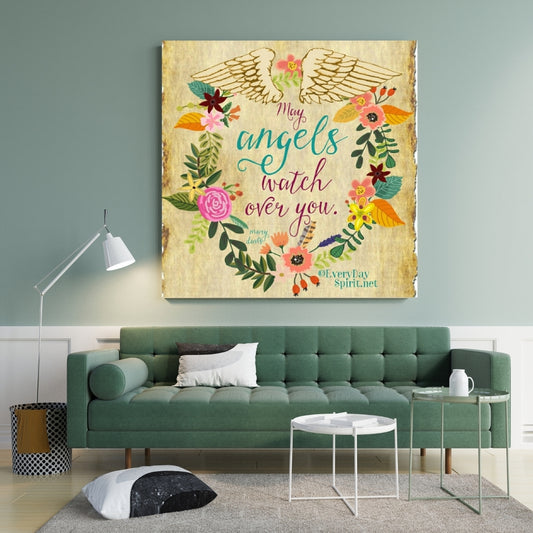 Whispers of Angels Canvas Painting Framed Wall Art