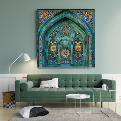 Timeless Archway Canvas Painting Framed Wall Art