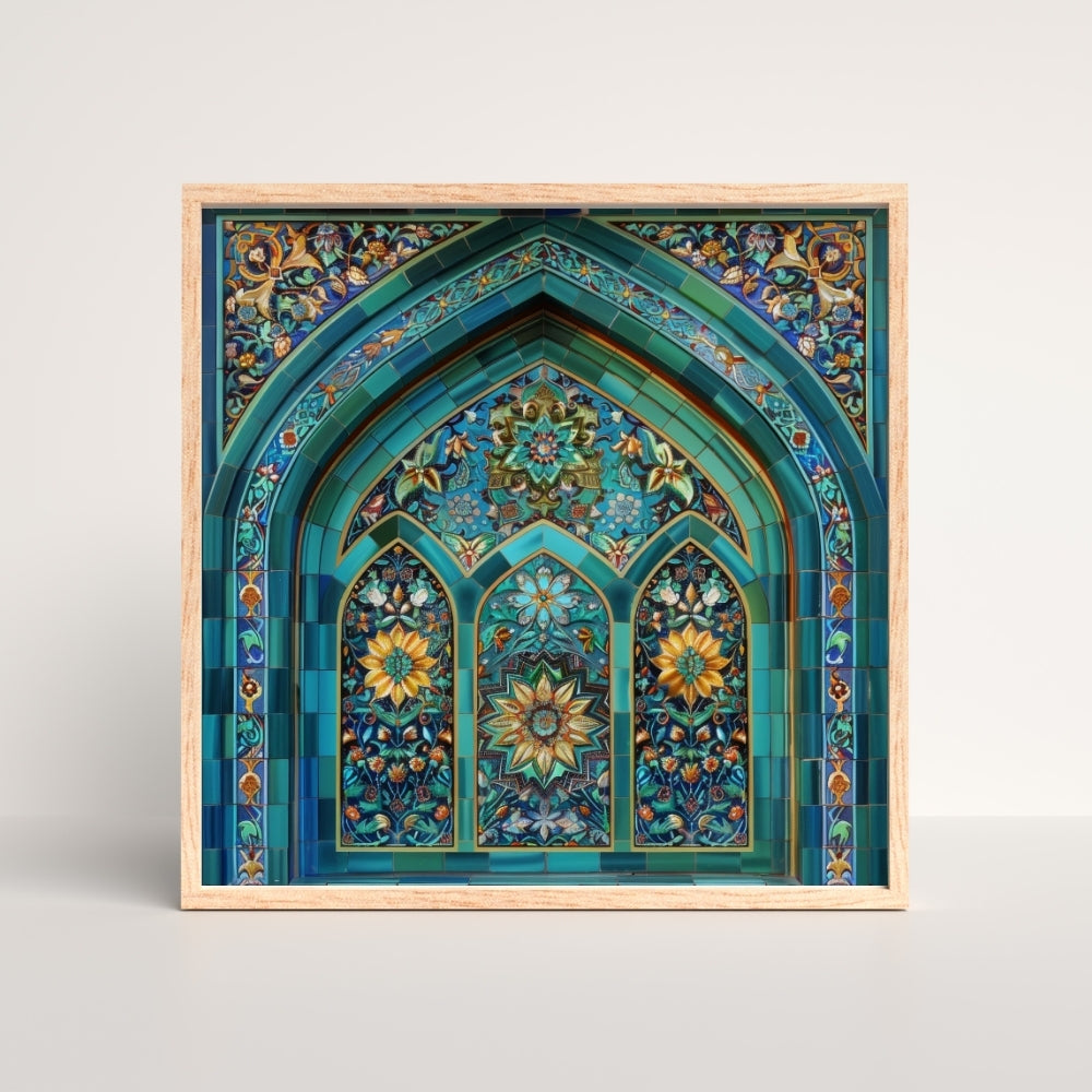 Timeless Archway Canvas Painting Framed Wall Art