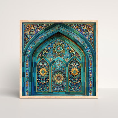 Timeless Archway Canvas Painting Framed Wall Art