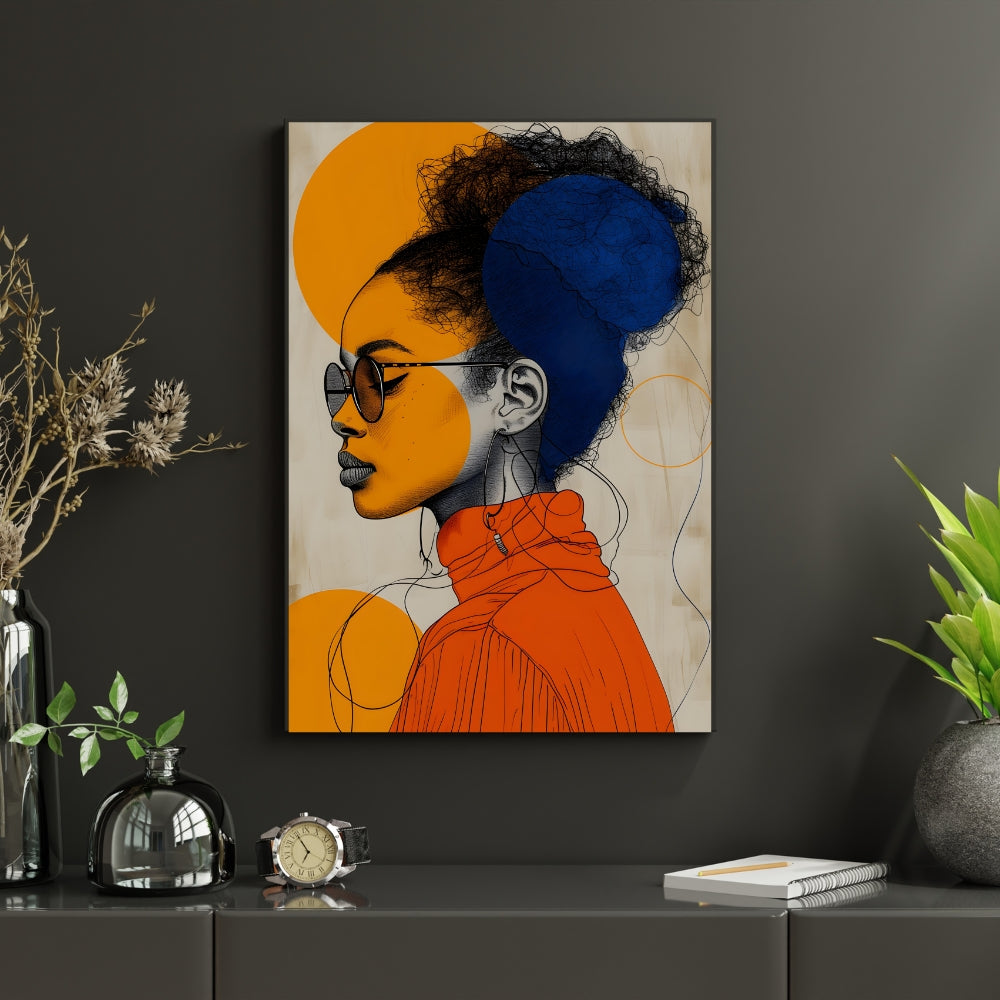 Regal Essence Canvas Painting Framed Wall Art