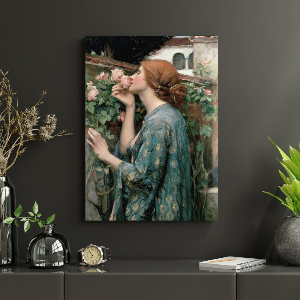 Mystic Mirage Canvas Painting Framed Wall Art
