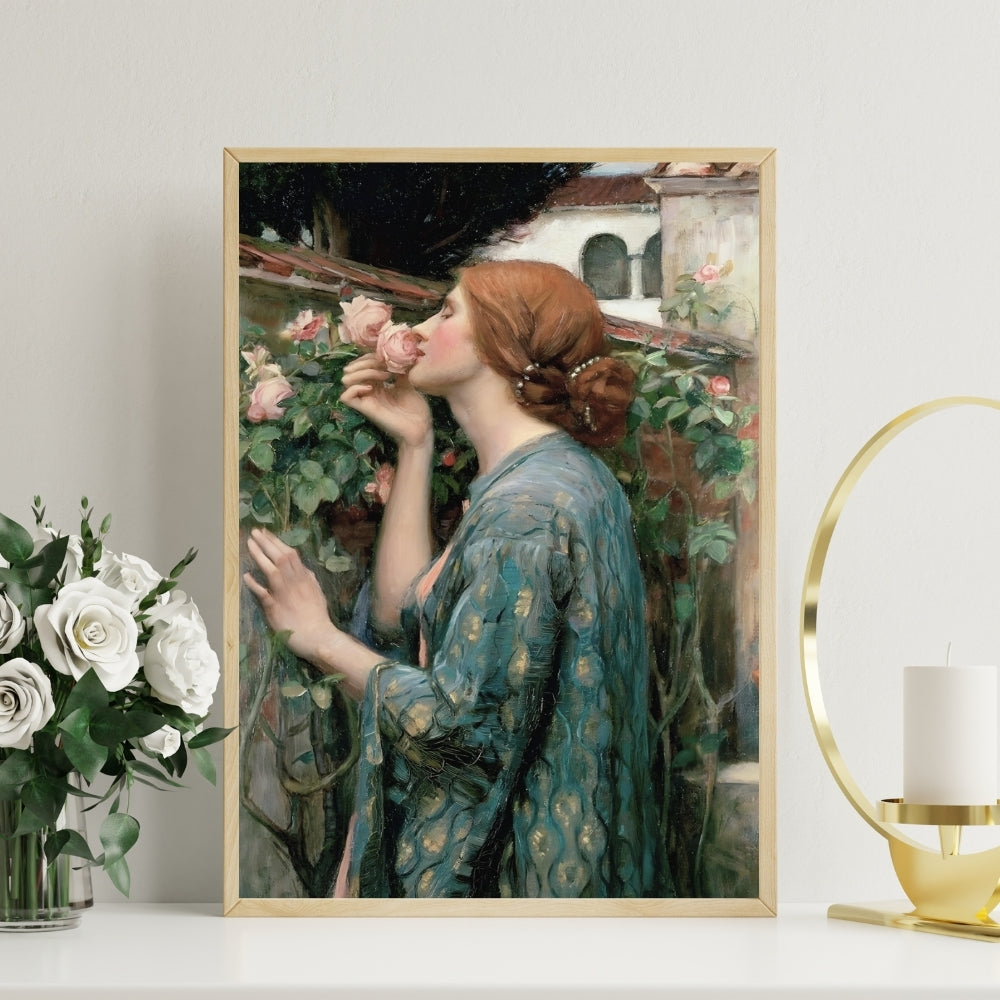 Mystic Mirage Canvas Painting Framed Wall Art