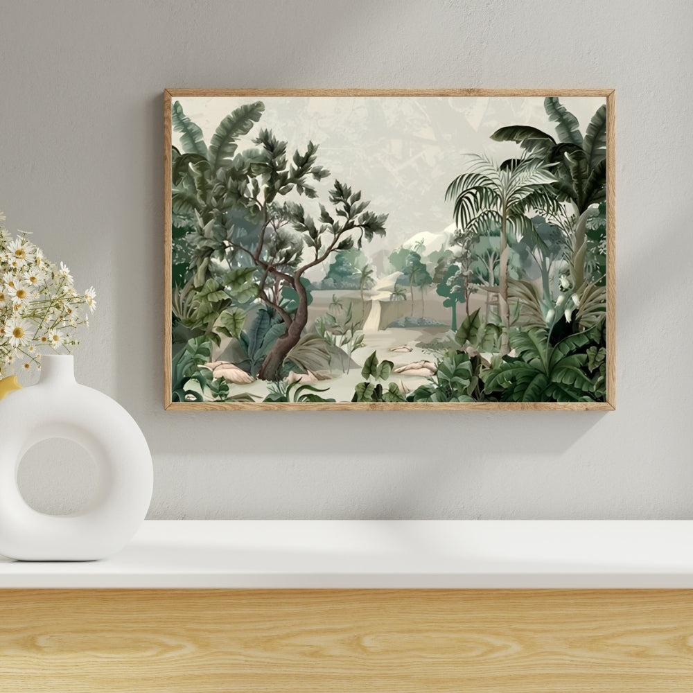 Enchanted Wilderness Canvas Painting Framed Wall Art
