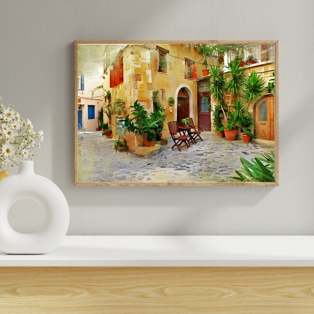 Roots Echoes of Heritage Canvas Painting Framed Wall Art