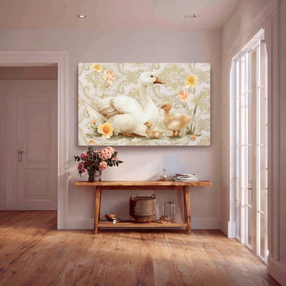 Gentle Whispers Canvas Painting Framed Wall Art