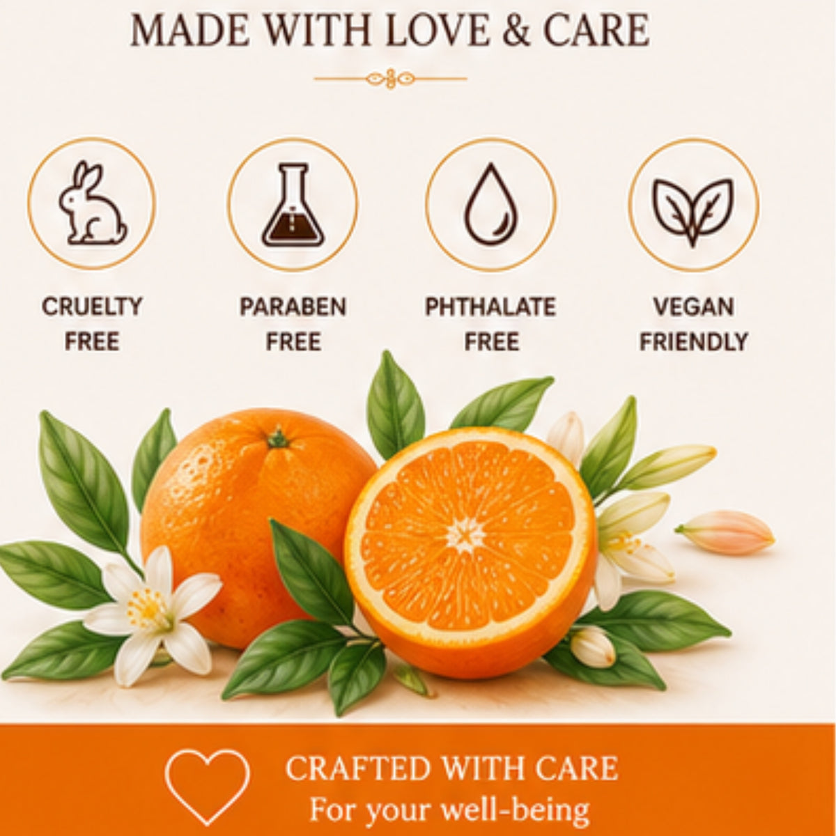 Citrus Scented Candle for Home Décor & Gifting | Natural Soy Wax Aromatherapy Candle
