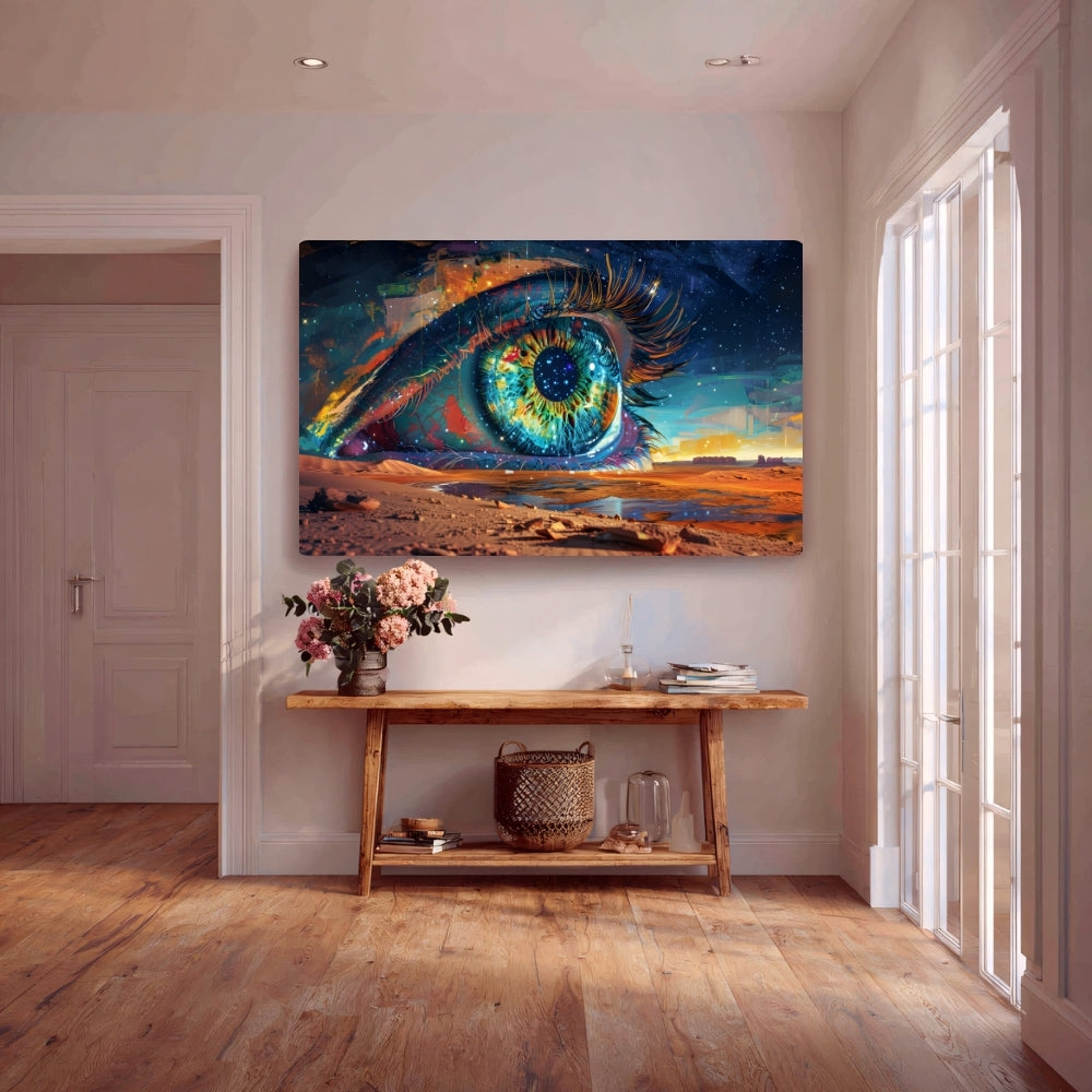 Cosmic Vision Canvas Painting Framed Wall Art