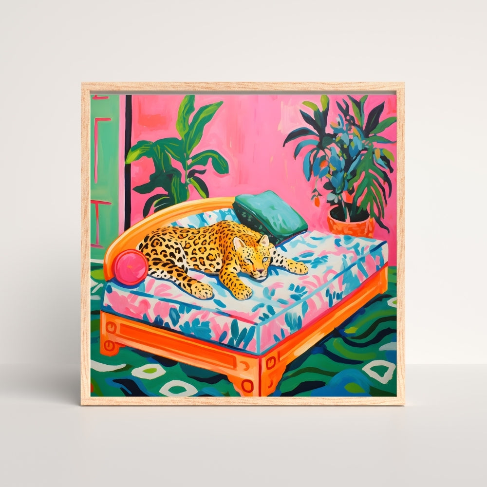 Jungle Dreams Canvas Painting Framed Wall Art